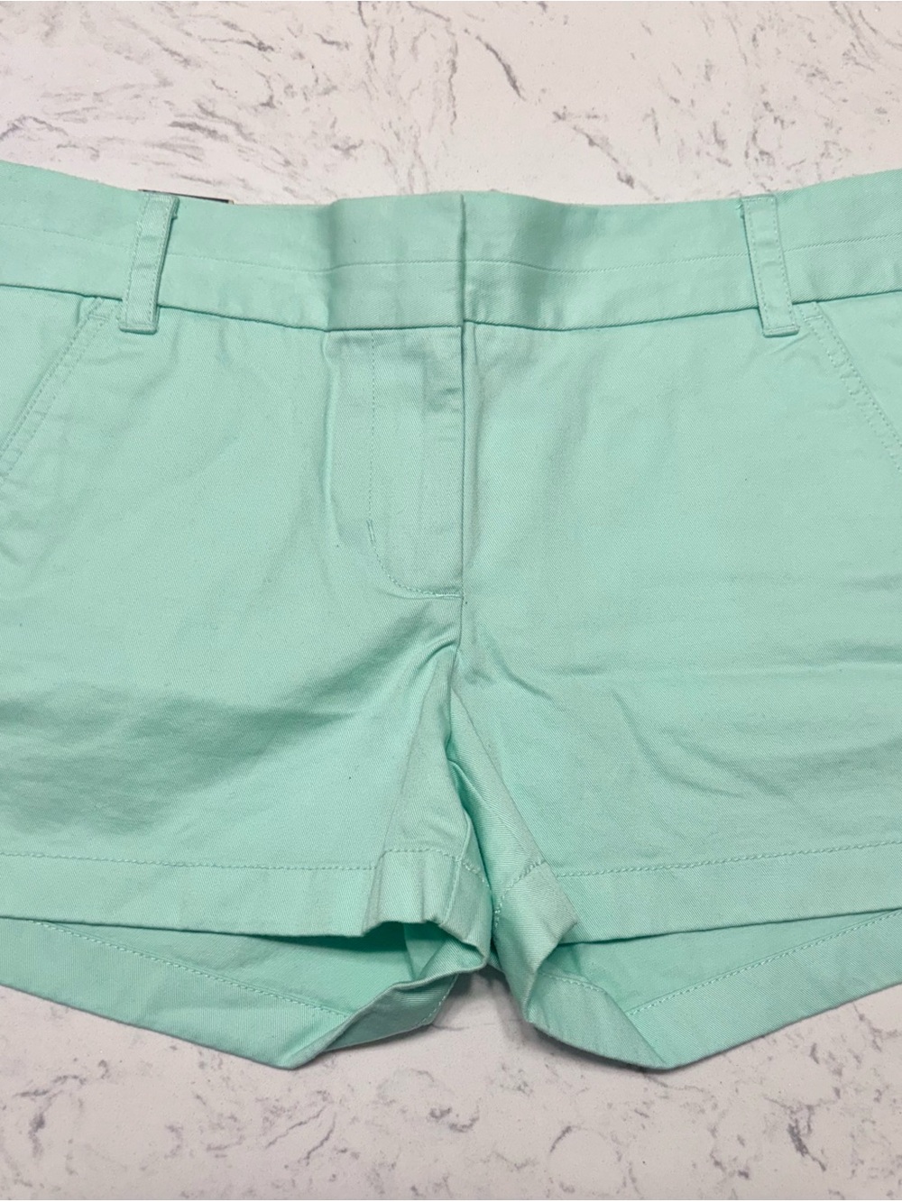✨NWT- J Crew Women’s Mint Green Chino Shorts- Size 2